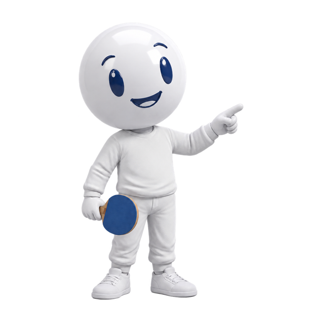 Pong with a beginner racket
