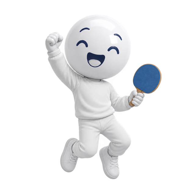 Pong, the SmashStarter mascot